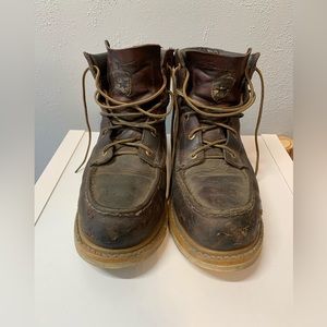 Red Wing Irish Setter Brown Aluminum Toe 6” Men’s Boot Size 8